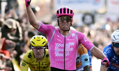 Luke Lamperti remporte la première étape de Paris-Nice au terme d'un sprint décousu