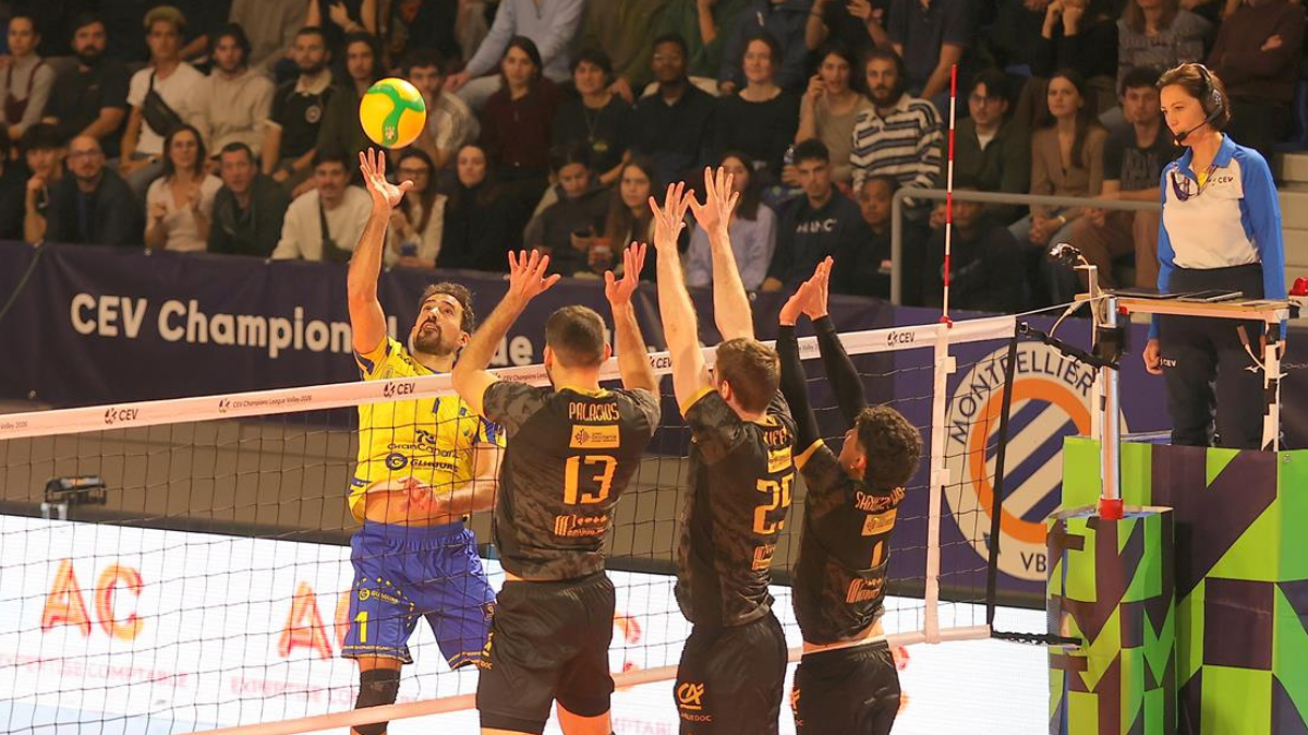 Montpellier rate son coup contre Las Palmas et quitte la Ligue des champions de volley en barrages