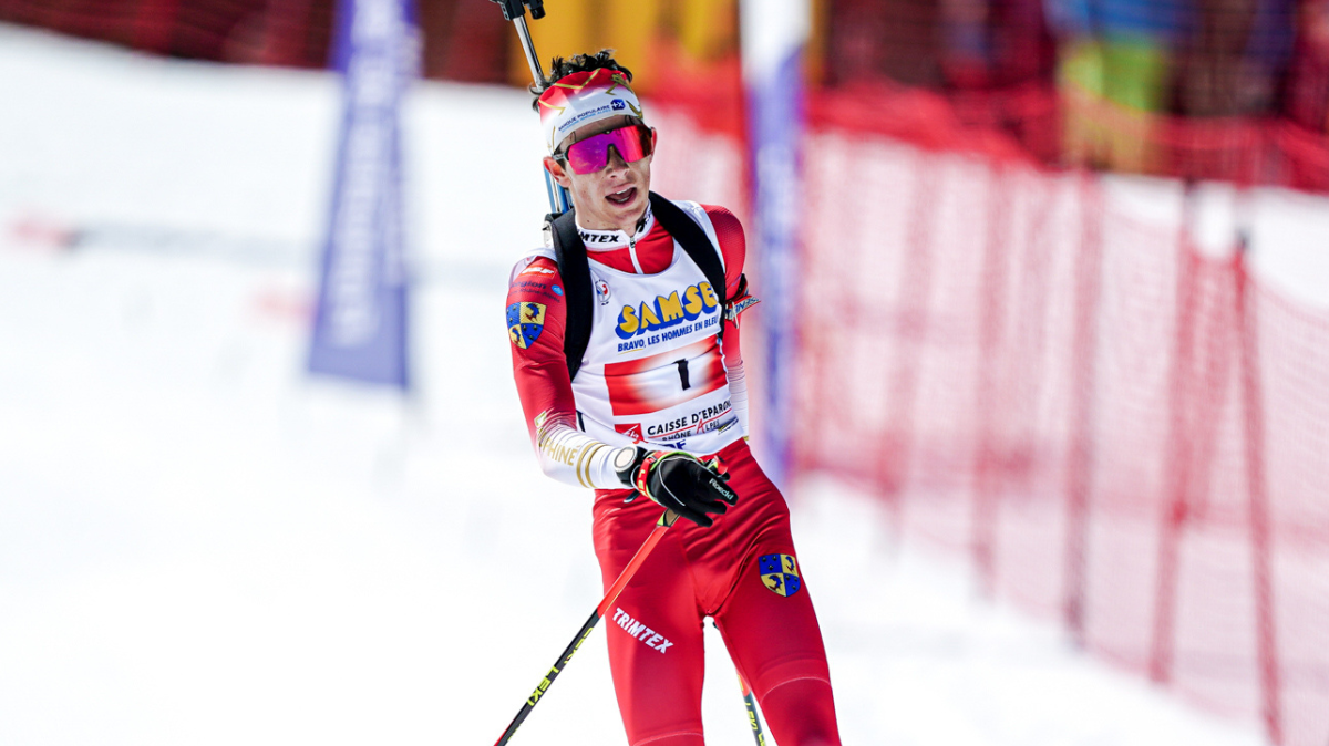 Nans Madelenat encore au pied du podium aux Mondiaux jeunes de biathlon, Markus Sklenarik en or sur le sprint