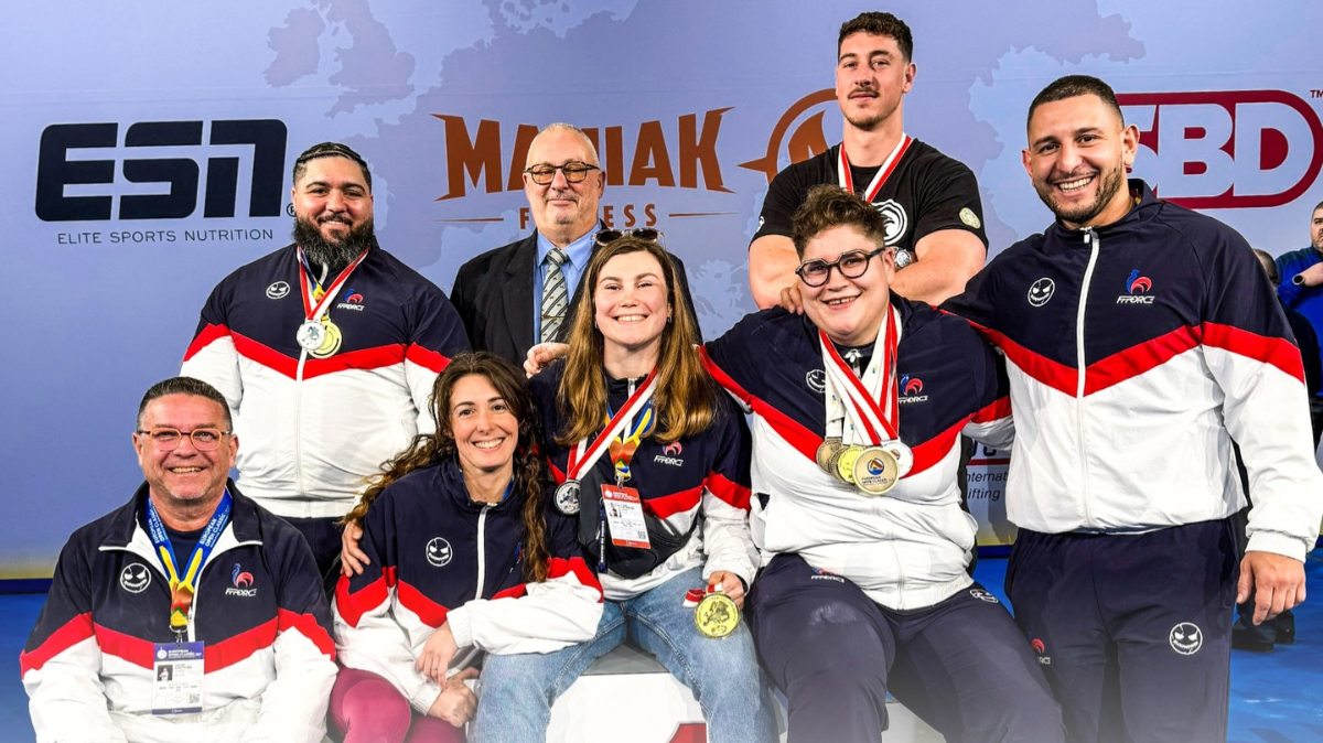 Pluie de médailles pour les Bleus lors des championnats d'Europe de force athlétique