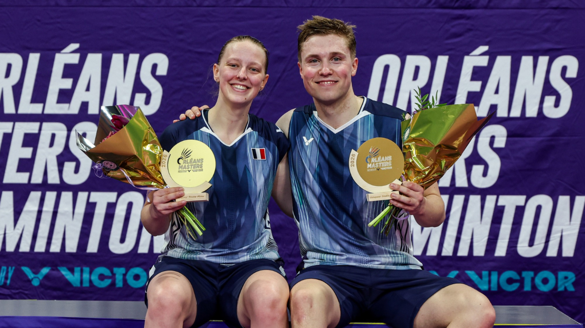Thom Gicquel et Delphine Delrue remportent pour la deuxième fois le Masters d'Orléans de badminton !