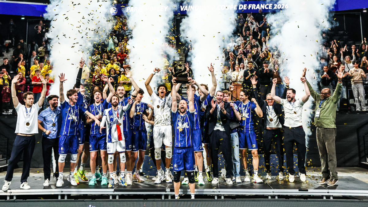 Trop fort dans les moment chauds, Paris domine Nice et s'offre la Coupe de France hommes de volleyball !