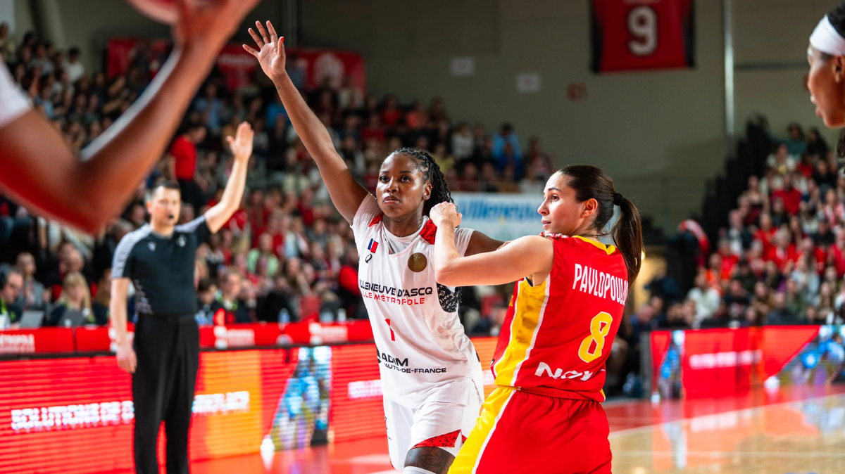 Villeneuve-d'Ascq l'emporte face à l'Athinaïkos, mais le retard était trop grand pour atteindre la finale de l'EuroCoupe