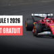 Chaîne TV gratuite où regarder la F1 2026 en streaming direct