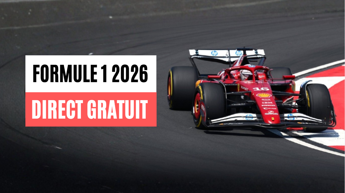Chaîne TV gratuite où regarder la F1 2026 en streaming direct