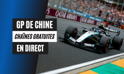 Chaîne TV gratuite où regarder le GP de Chine de F1 en streaming direct