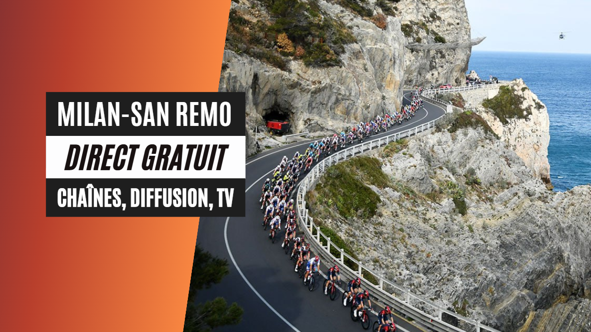 Chaîne TV gratuite où regarder Milan San Remo en streaming direct