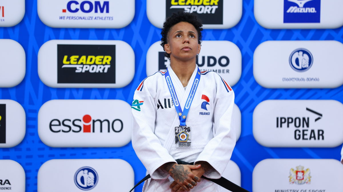 Amandine Buchard (-52 kg) échoue en finale des Championnats d'Europe de judo