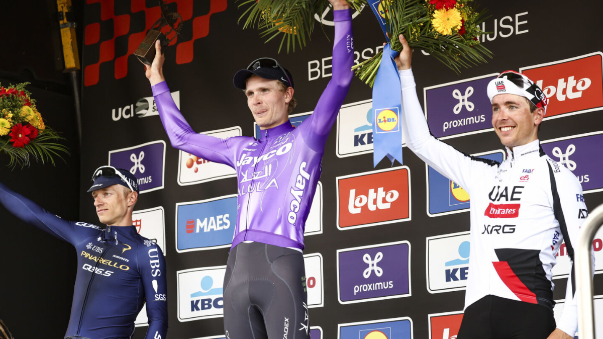 Anders Foldager remporte en costaud la Flèche Brabançonne 2026, Benoît Cosnefroy sur le podium (1)