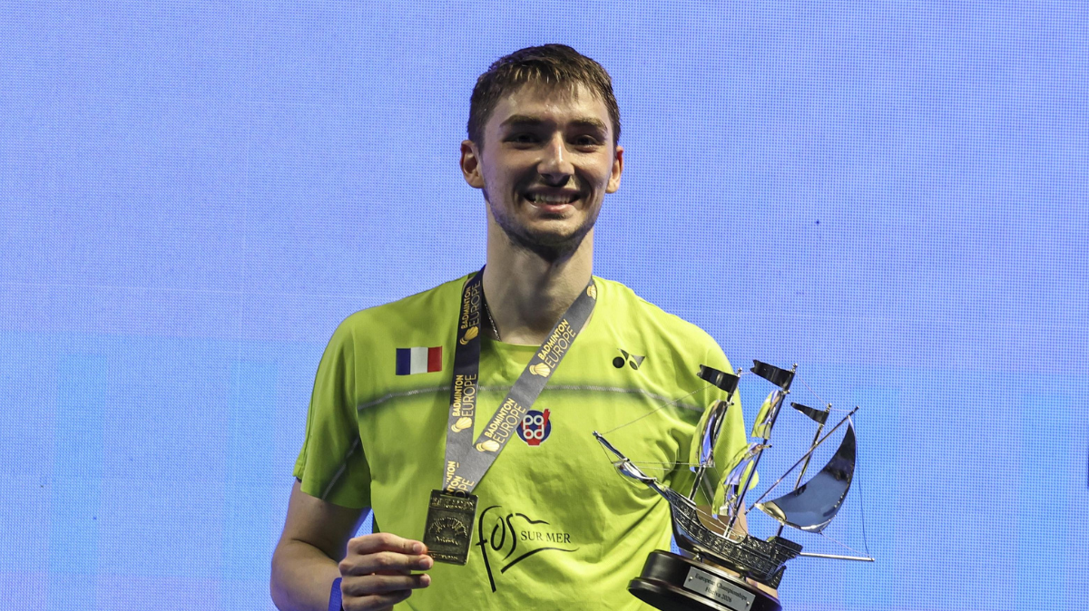 Christo Popov terrasse Anders Antonsen et devient champion d'Europe de badminton !