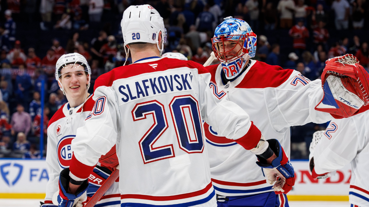 Juraj Slafkovsky porte Montréal vers la victoire en playoffs NHL, Alexandre Texier discret
