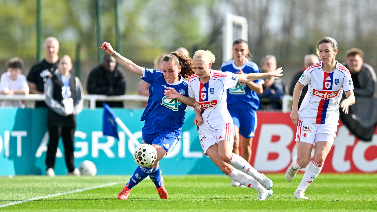 L'OL Lyonnes corrige Strasbourg et rejoint le PSG en finale de Coupe de France