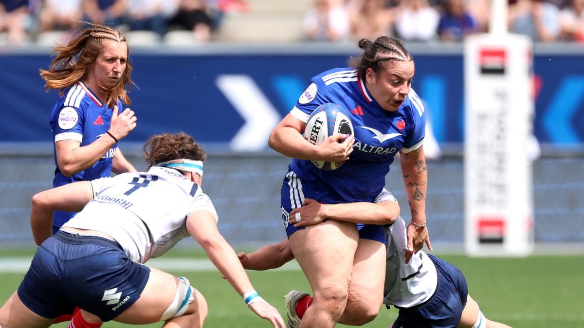 Le XV de France féminin débute le Tournoi des 6 Nations par une victoire bonifiée contre l'Italie
