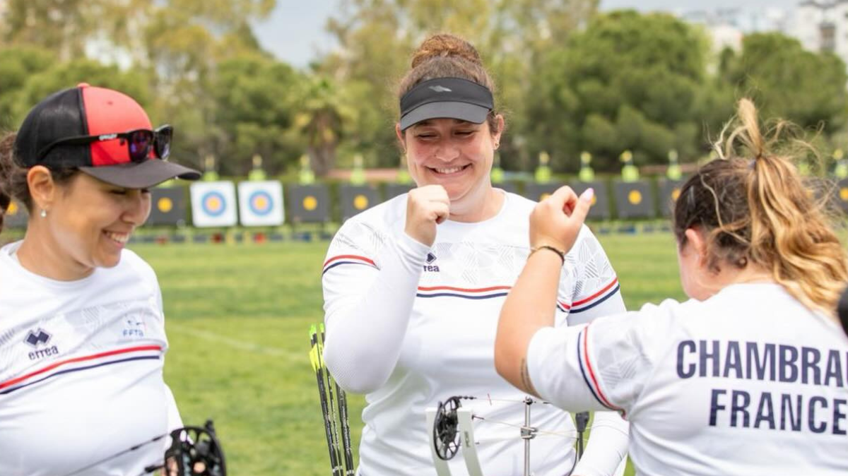L’équipe féminine en arc à poulies sauve le bilan tricolore au Grand Prix Européen
