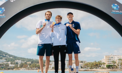 Marc-Antoine Oliver 3ème de la Coupe du monde de natation en eau libre d'Ibiza sur le 3km knockout