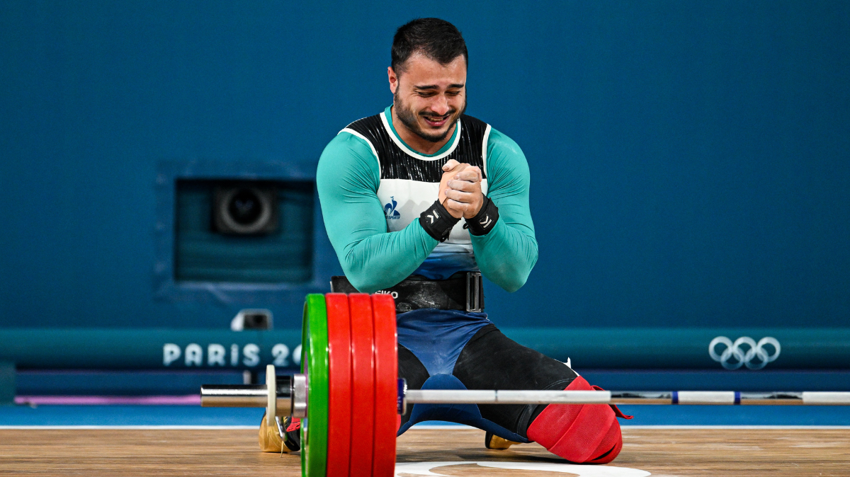 Romain Imadouchène s'empare de l'argent à l'épaulé-jeté aux championnats d'Europe d'haltérophilie