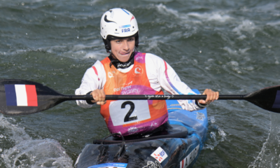Angèle Hug et Joris Hello sur le podium en Coupe du monde de kayak cross à Tacen