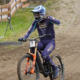 Benoît Coulanges sur le podium de la descente de Loudenvielle