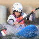 Camille Prigent remporte à Tacen la première épreuve de kayak cross individuel en Coupe du monde cette saison