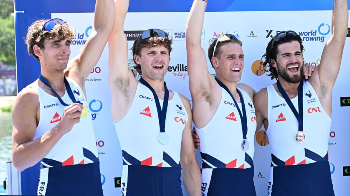 Deux médailles d'argent pour les Bleus de l'aviron sur la manche espagnole de Coupe du monde
