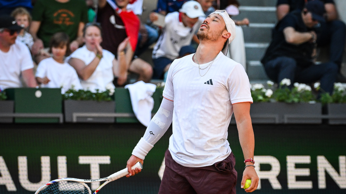Kyrian Jacquet sort lui aussi au premier tour de Roland-Garros