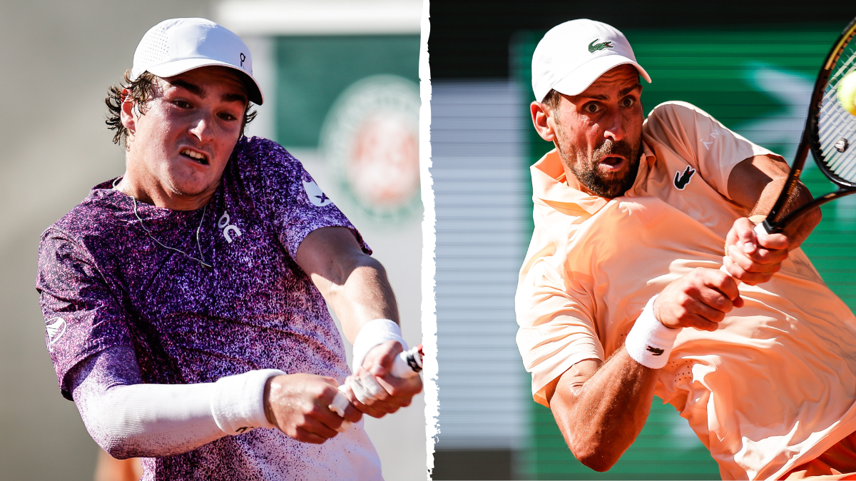 Le match du vendredi 29 mai à Roland-Garros Joao Fonseca contre Novak Djokovic
