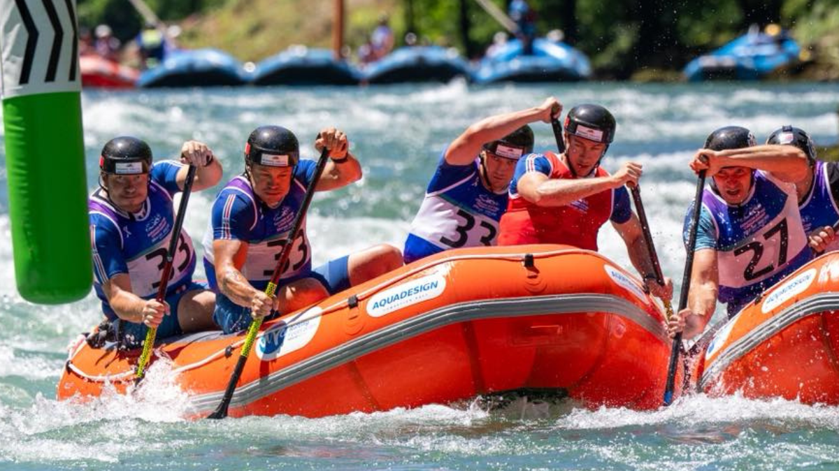 Le quatuor français rafle trois médailles d'argent aux Championnats d'Europe de rafting