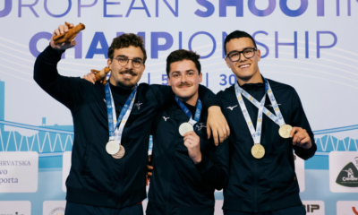 Les Bleuets du pistolet 25m vitesse par équipes sur le toit de l'Europe, Arnaud Gamaleri triomphe en individuel