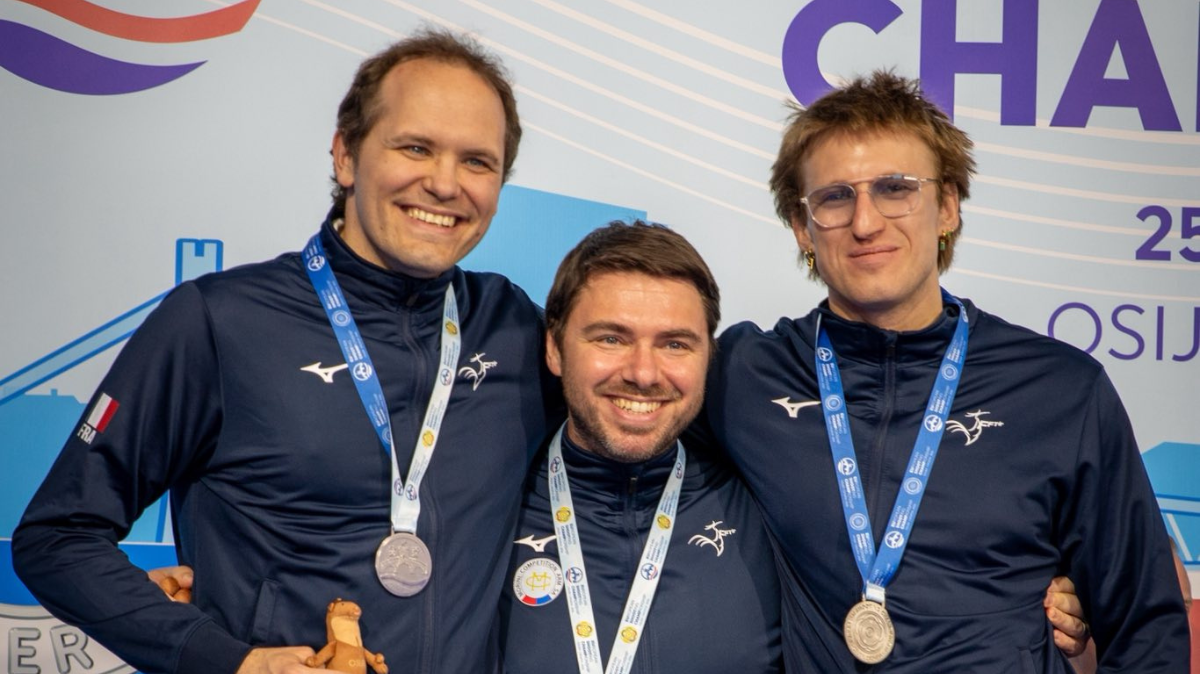 Les Bleus du tir se parent d'argent aux championnats d'Europe en pistolet 25m standard par équipes