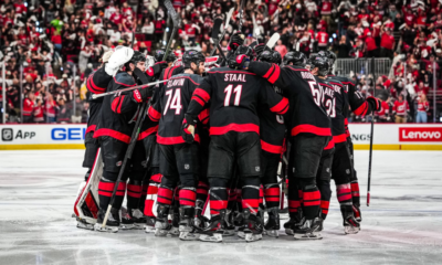 Les Hurricanes de Caroline égalisent en finale de conférence NHL face aux Canadiens d'Alexandre Texier