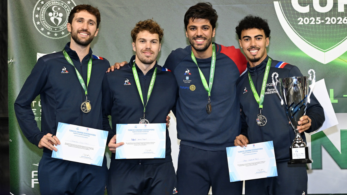 Les fleurettistes français retrouvent le podium en Coupe du monde d'escrime en Turquie