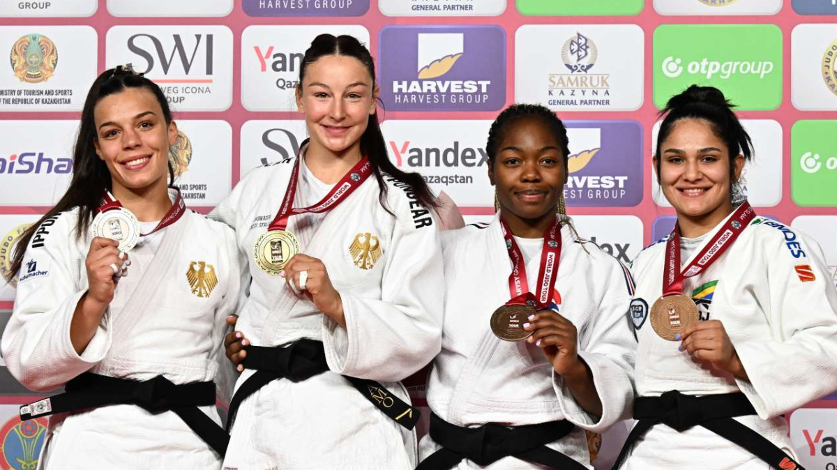 Liz Ngelebeya (-78 kg) en bronze au Grand Slam d'Astana 2026