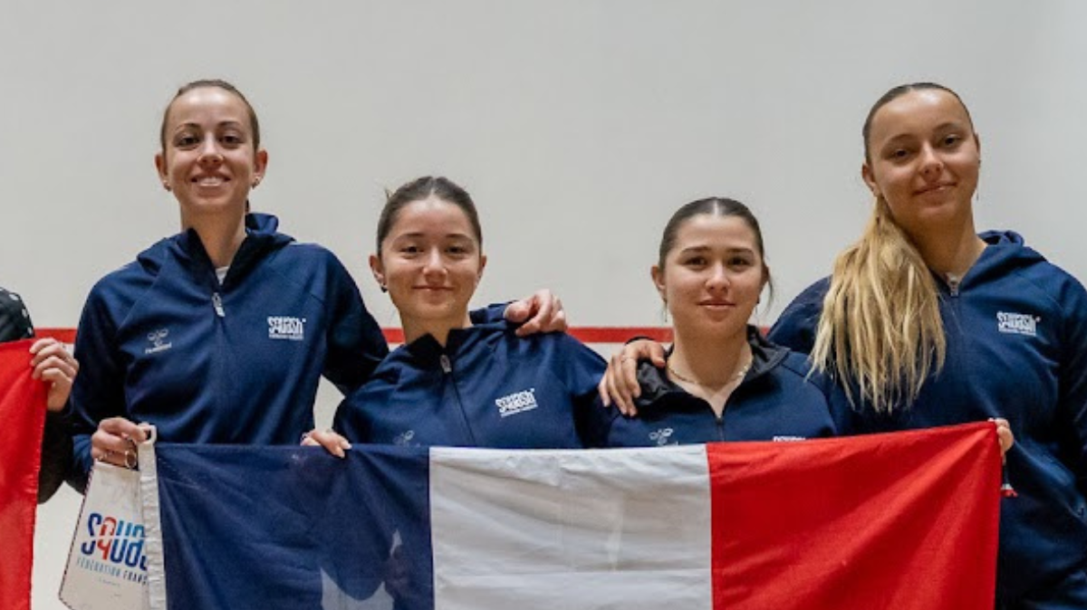 Logiquement battues par les Anglaises, les Bleues du squash sont vice-championnes d'Europe par équipes