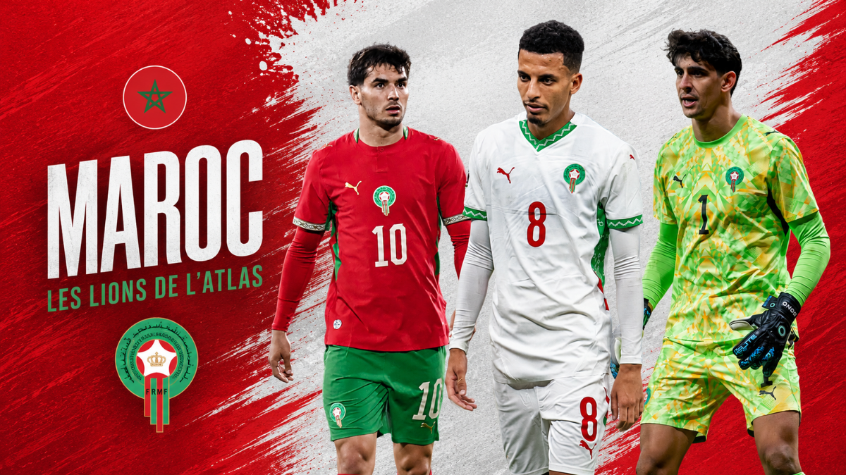 Maroc Coupe du monde 2026 liste, calendrier, joueur à suivre, ambitions, tout savoir sur les Lions de l'Atlas