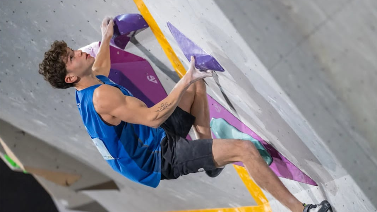 Mejdi Schalck confirme sa forme avec un nouveau podium en Coupe du monde de bloc à Berne
