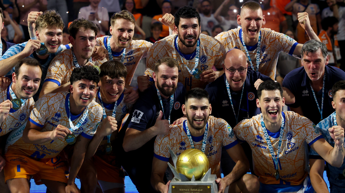 Montpellier étrille à nouveau Poitiers et redevient champion de France de volley quatre ans après !