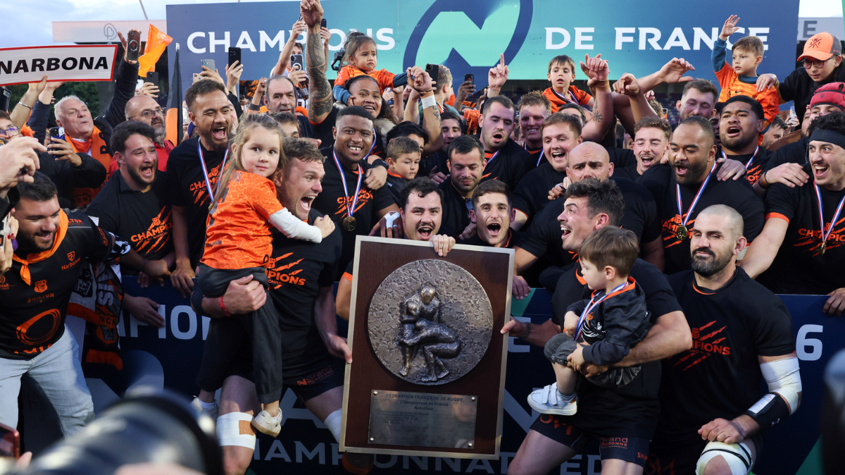 Narbonne renverse totalement Nice et s'offre son premier titre de champion de France de Nationale !