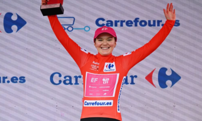 Noemi Rüegg s'impose au sprint et s'empare du maillot rouge sur la 1ere étape de la Vuelta Féminine