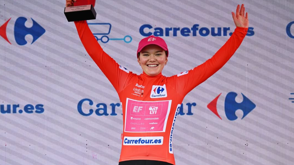 Noemi Rüegg s'impose au sprint et s'empare du maillot rouge sur la 1ere étape de la Vuelta Féminine