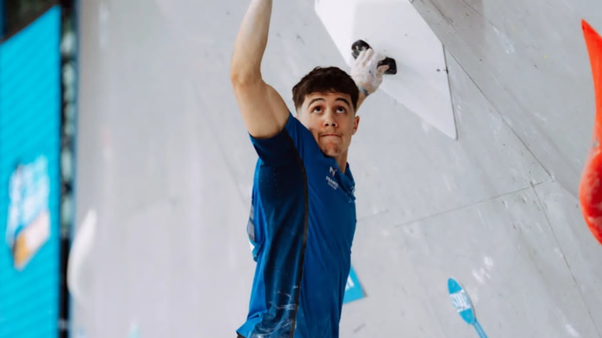 Samuel Richard s'empare de la 3ème place en bloc à la Coupe du monde de Madrid