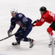 Sans surprise, les Bleus du hockey sur glace surclassés par le Canada