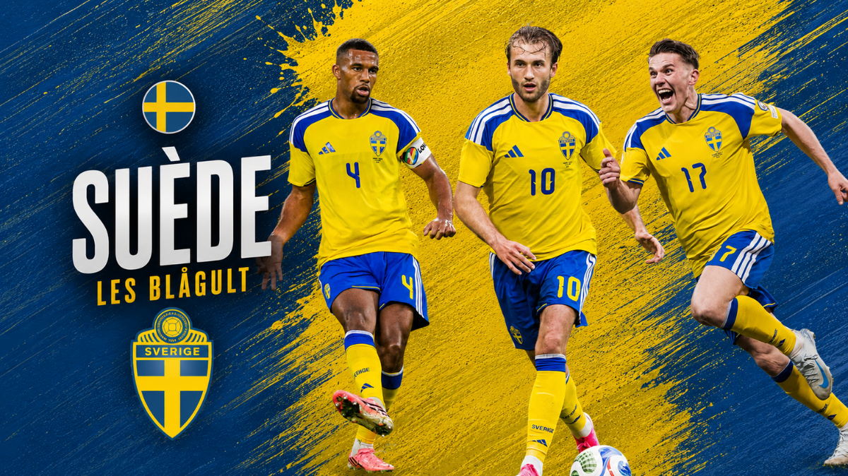 Suède Coupe du monde 2026 liste, calendrier, joueur à suivre, ambitions, tout savoir sur les Blagult