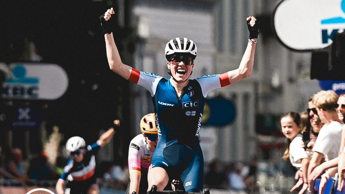 Victoire de Lise Revol, podium pour Thaïs Poirier le Tour des Flandres féminin juniors a l'accent français !