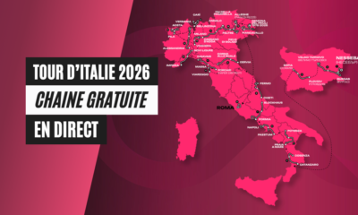 Chaîne TV gratuite où regarder le Giro en streaming direct (Tour d'Italie 2026)