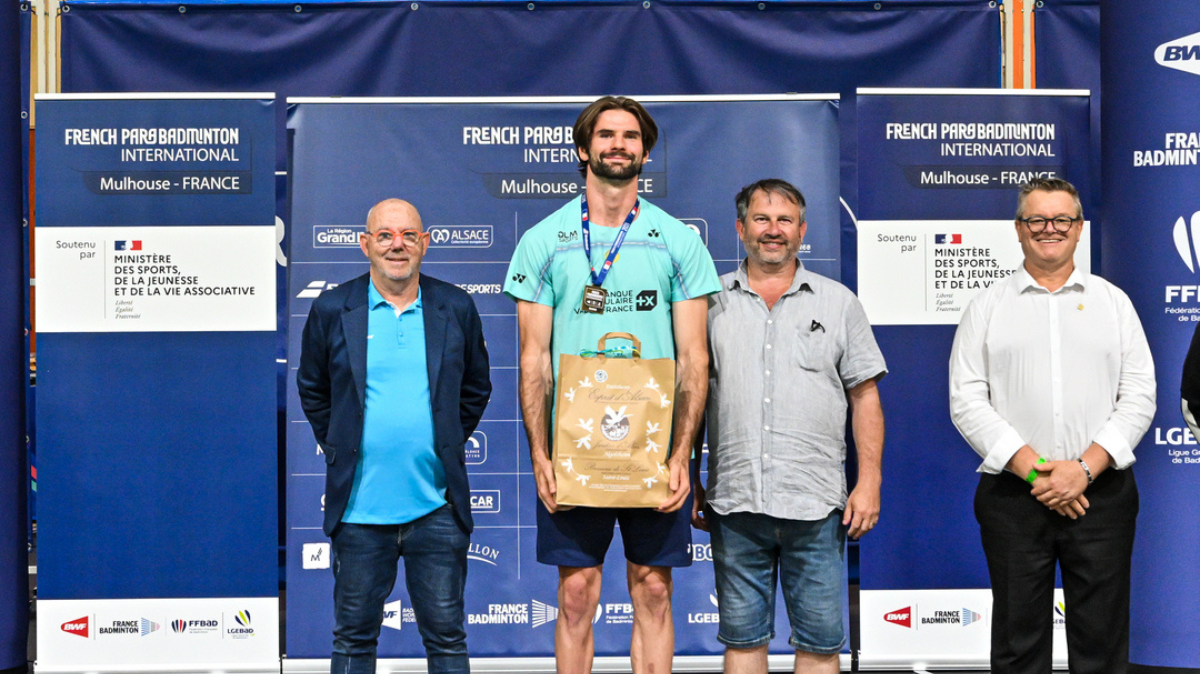 6 médailles dont 1 titre les Bleus répondent présent pour la première du Babolat French Para Badminton