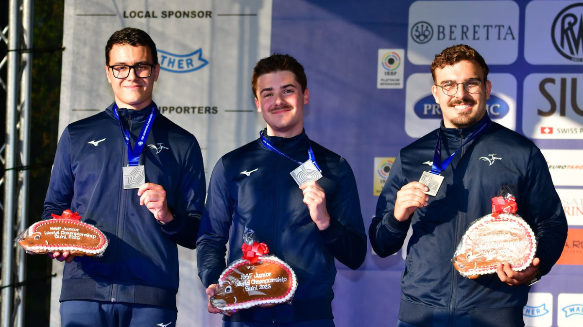 Arnaud Gamaleri en argent en individuel et par équipes sur le pistolet 25m vitesse aux Mondiaux juniors de tir en Allemagne