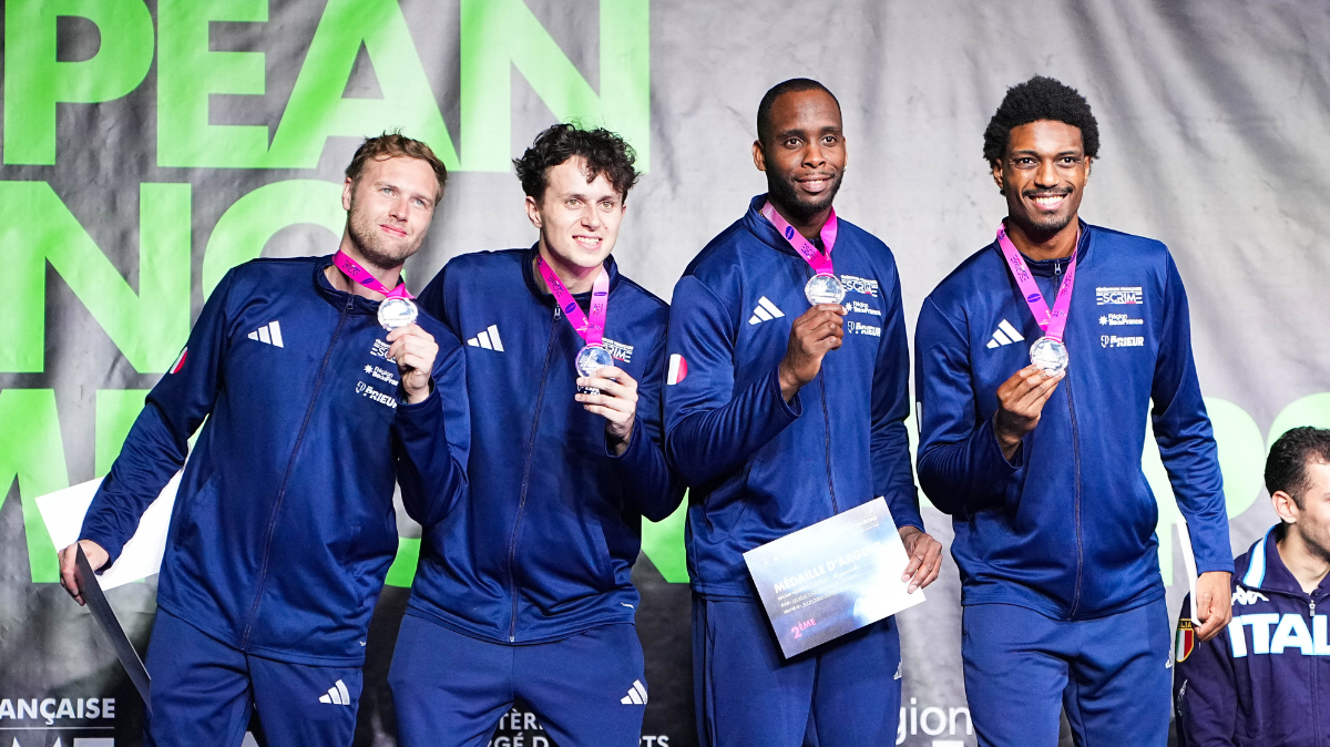 Battue en finale par l'Italie, l'équipe de France hommes d'épée abandonne son titre européen