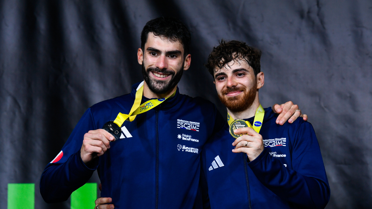 Jean-Philippe Patrice domine Maxime Pianfetti en finale et devient champion d'Europe de sabre !