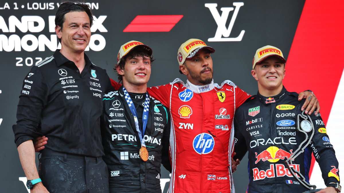 Kimi Antonelli domine le Grand Prix de Monaco de la tête et des épaules, podium pour Isack Hadjar !