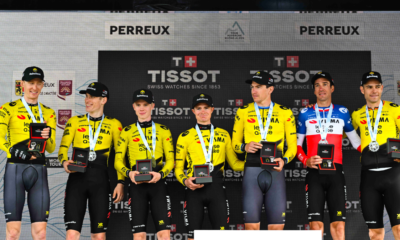 La Visma Lease a Bike triomphe sur la 3ème étape du Tour Auvergne-Rhône-Alpes, Alex Baudin reste en jaune